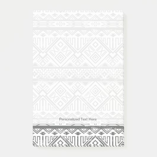 抽象芸術ジオメトアステカリパターン2 ポストイット (正面)