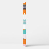 抽象芸術ジオメトカラフルリ： 3D効果 Case-Mate iPhoneケース (裏面 / 右)