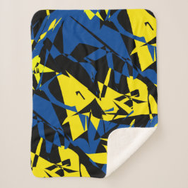 抽象芸術ジオメトリの一種のブランケット シェルパブランケット