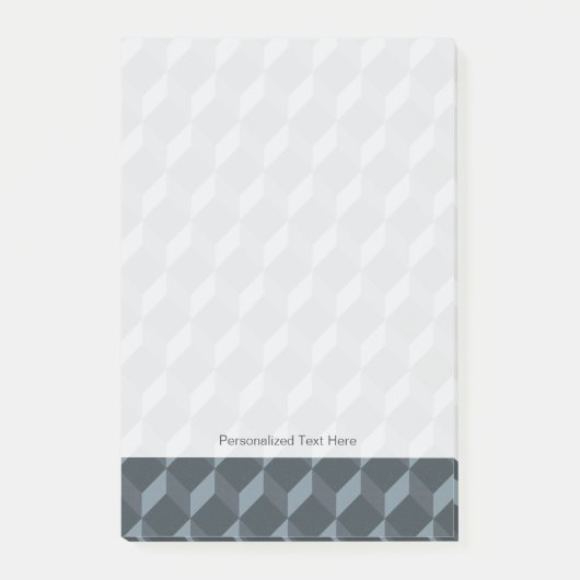 抽象芸術ジオメトリの背景パターン ポストイット (正面)