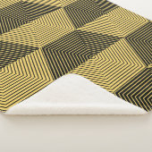 抽象芸術ジオメトリの背景六角メッシュ シェルパブランケット (3/4)