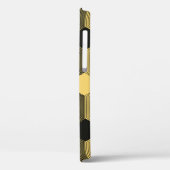 抽象芸術ジオメトリの背景六角メッシュ Case-Mate iPhoneケース (裏面 / 左)