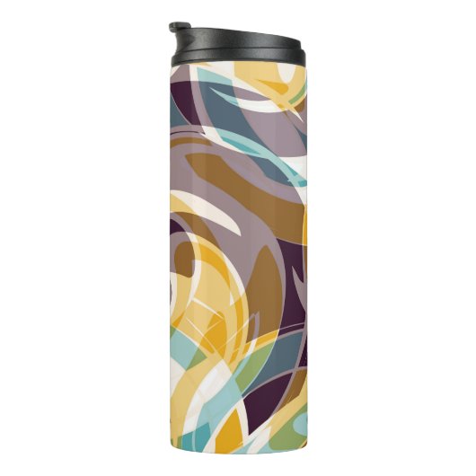 抽象芸術ジオメトリオブジェクトのグラフィティグランジエフェクト タンブラー (回転右)