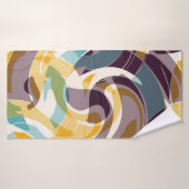 抽象芸術ジオメトリオブジェクトのグラフィティグランジエフェクト バスタオル (バスタオル)