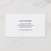 抽象芸術ジオメトリックな水のカラーテクスチャ 名刺 (裏面)