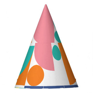 抽象芸術ジオメトリックモダン、ヴィンテージ形状。 パーティーハット