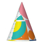 抽象芸術ジオメトリックモダン、ヴィンテージ形状。 パーティーハット (左)