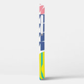 抽象芸術ジオメトリックモダン、ヴィンテージ形状。 Case-Mate iPhoneケース (裏面 / 左)