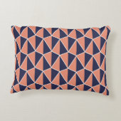 抽象芸術ジオメトリック：アールデコシームレス アクセントクッション (裏面)