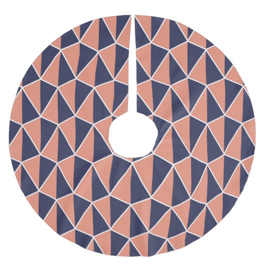 抽象芸術ジオメトリック：アールデコシームレス ブラッシュドポリエステルツリースカート (正面)