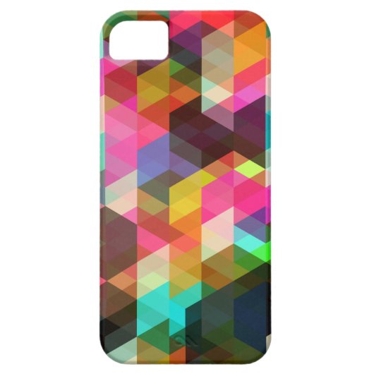 抽象芸術ジオメトリックiPhoneケース Case-Mate iPhoneケース (裏面)