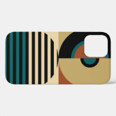 抽象芸術ジオメトリパターンシームレスメンフィススタイル Case-Mate iPhoneケース (裏面 (横))