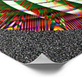 抽象芸術ジオメトリ3.2b ポスター (角)