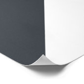 抽象芸術ジオ – 大理石&ミント ポスター (角)