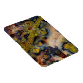 抽象芸術ジャスパー海のクローズアップ マグネット (右側)