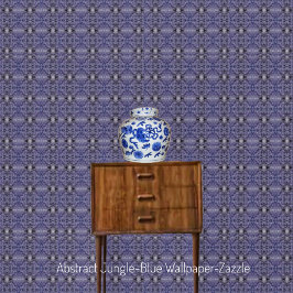 抽象芸術ジャングルブルー 壁紙