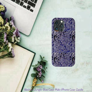 抽象芸術ジャングルブルー iPhone 13 PROケース