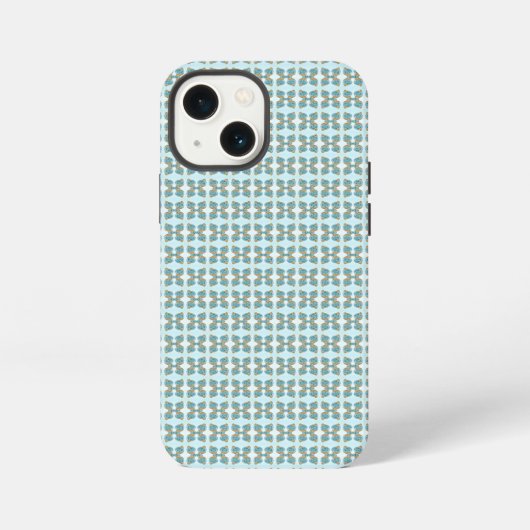 抽象芸術ジュエリーパターン iPhoneケース (裏面)