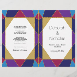 抽象芸術ジュエルモダンン結婚式