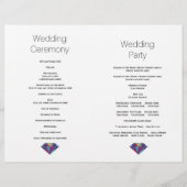 抽象芸術ジュエルモダンン結婚式 (裏面)