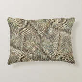 抽象芸術ジュートを少し黄金の金属音投げ アクセントクッション (正面)