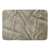 抽象芸術ジュートを少し黄金の金属音投げ バスマット (正面)
