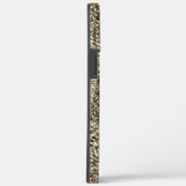 抽象芸術ジュートを少し黄金の金属音投げ Case-Mate iPhoneケース (裏面 / 右)