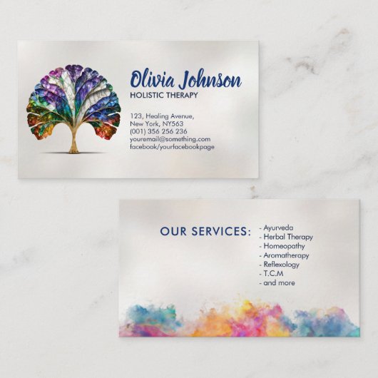 抽象芸術ジンコウ 名刺 (正面/裏面)