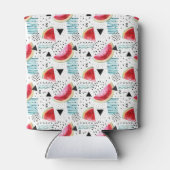 抽象芸術スイカ模様 缶クーラー (裏面)