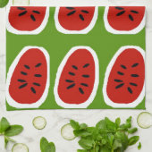 抽象芸術スイカ キッチンタオル (折り畳み)