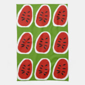 抽象芸術スイカ キッチンタオル (縦)