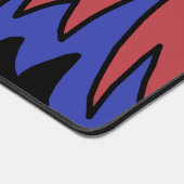 抽象芸術スウッシュとトワイル デスクマット (コーナー)