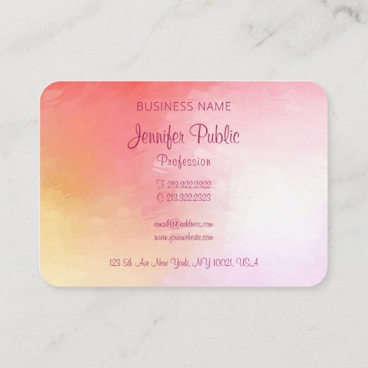 抽象芸術スエレガントクリプトのモノグラムテンプレート 名刺 (裏面)