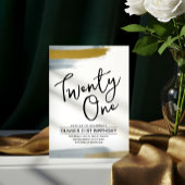 抽象芸術スエレガントクリプト金ゴールド21歳 招待状