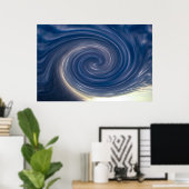 抽象芸術スカイトワイル ポスター (ホームオフィス)