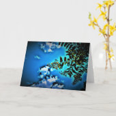 抽象芸術スカイ カード (黄色い花)