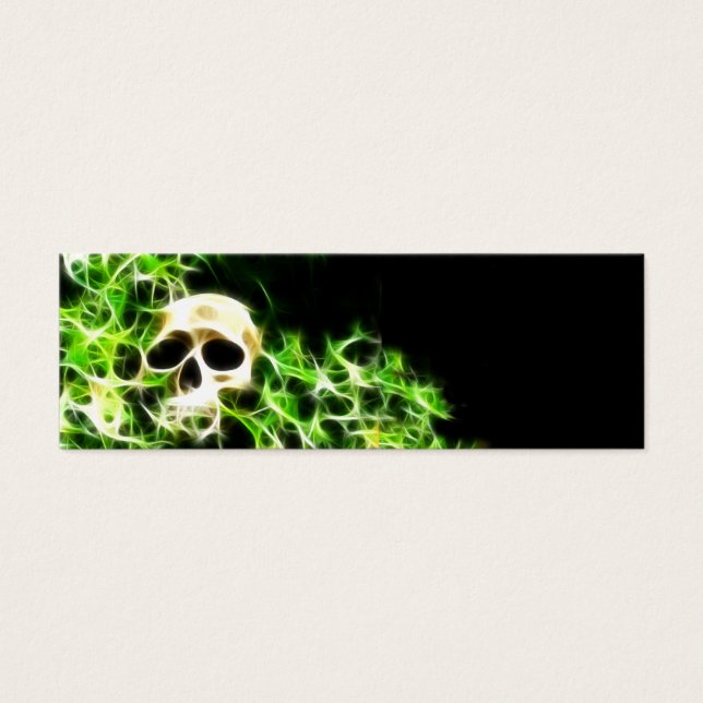 抽象芸術スカルブックマーク (正面)