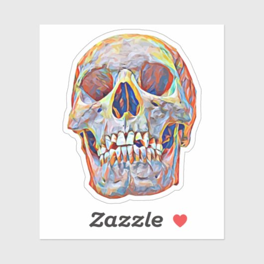 抽象芸術スカル美術人類学,古生物学 シール (シート)