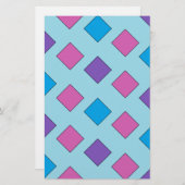 抽象芸術スクウェアクラフト紙 便箋 (正面/裏面)