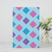 抽象芸術スクウェアクラフト紙 便箋 (スタンド正面)