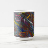 抽象芸術スクウェアコーヒーマグ コーヒーマグカップ (中央)