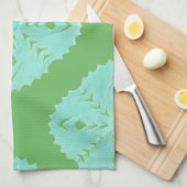 抽象芸術スクエアワイシナンキBL キッチンタオル (四つ折り)