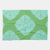 抽象芸術スクエアワイシナンキBL キッチンタオル (横)