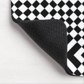 抽象芸術スクエア疑似チェステーブル マウスパッド (コーナー)