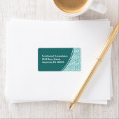 抽象芸術スクライブル住所 シール (インサイチュ)