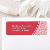 抽象芸術スクライブル差出人住所ラベル ラベル (インサイチュ)