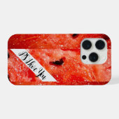 抽象芸術スクリプトモノグラム彼の彼女のPS私はあなたを愛している iPhoneケース (裏面横)