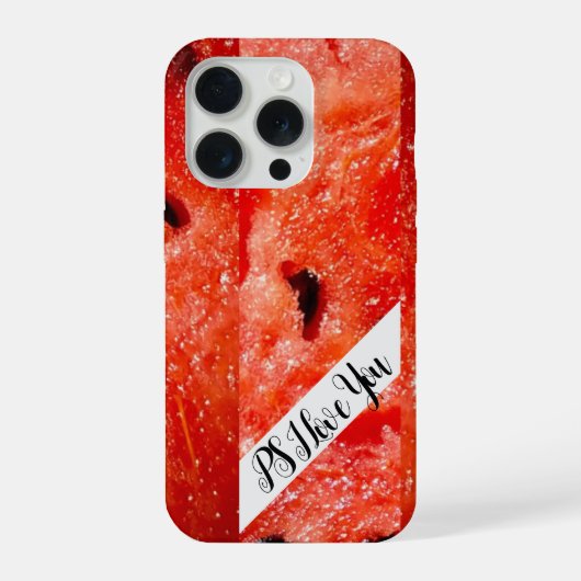 抽象芸術スクリプトモノグラム彼の彼女のPS私はあなたを愛している iPhoneケース (裏面)