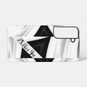 抽象芸術スクリプトモノグラム彼の彼女のPS私はあなたを愛している SAMSUNG GALAXYケース (裏面横)