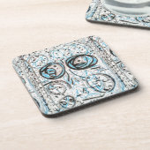 抽象芸術スケッチコルクコースター コースター (左側)